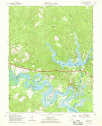 Download a high-resolution, GPS-compatible USGS topo map for Walkers, VA (1968 edition)