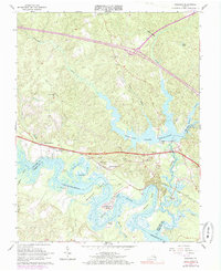 Download a high-resolution, GPS-compatible USGS topo map for Walkers, VA (1985 edition)