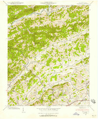 Download a high-resolution, GPS-compatible USGS topo map for Wallace, VA (1958 edition)