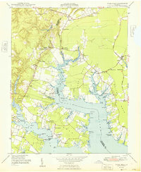 preview thumbnail of historical topo map of Gloucester County, VA in 1948