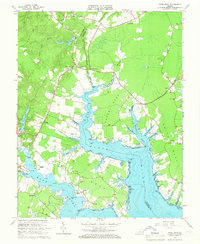 preview thumbnail of historical topo map of Gloucester County, VA in 1965