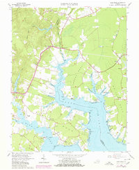 Download a high-resolution, GPS-compatible USGS topo map for Ware Neck, VA (1980 edition)