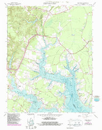 Download a high-resolution, GPS-compatible USGS topo map for Ware Neck, VA (1987 edition)