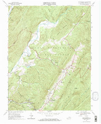 Download a high-resolution, GPS-compatible USGS topo map for Warm Springs, VA (1970 edition)