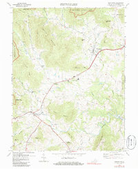 preview thumbnail of historical topo map of Washington, VA in 1971