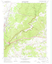 Download a high-resolution, GPS-compatible USGS topo map for Waynesboro East, VA (1974 edition)