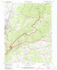 Download a high-resolution, GPS-compatible USGS topo map for Waynesboro East, VA (1987 edition)