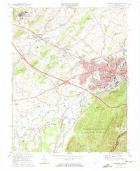 Download a high-resolution, GPS-compatible USGS topo map for Waynesboro West, VA (1974 edition)
