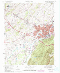 Download a high-resolution, GPS-compatible USGS topo map for Waynesboro West, VA (1987 edition)
