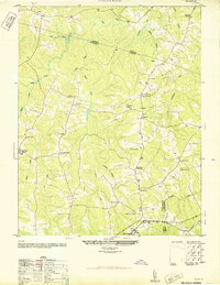 Download a high-resolution, GPS-compatible USGS topo map for Wellville, VA (1950 edition)