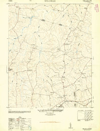 Download a high-resolution, GPS-compatible USGS topo map for Wellville, VA (1950 edition)