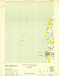 1948 Map of Cape Charles, VA