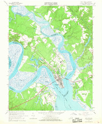 1965 Map of West Point, 1968 Print