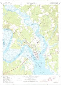 Download a high-resolution, GPS-compatible USGS topo map for West Point, VA (1980 edition)