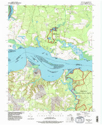 Download a high-resolution, GPS-compatible USGS topo map for Westover, VA (1996 edition)