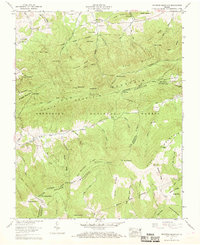 Download a high-resolution, GPS-compatible USGS topo map for Whitetop Mountain, VA (1969 edition)