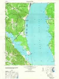 Download a high-resolution, GPS-compatible USGS topo map for Widewater, VA (1953 edition)