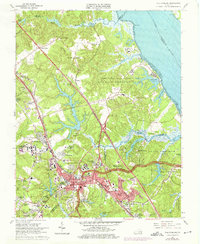 Download a high-resolution, GPS-compatible USGS topo map for Williamsburg, VA (1976 edition)