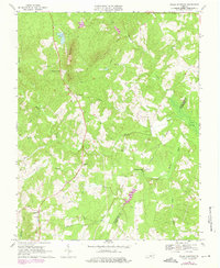Download a high-resolution, GPS-compatible USGS topo map for Willis Mountain, VA (1975 edition)