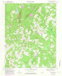 Download a high-resolution, GPS-compatible USGS topo map for Willis Mountain, VA (1982 edition)