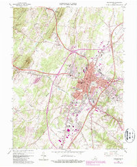 Download a high-resolution, GPS-compatible USGS topo map for Winchester, VA (1987 edition)