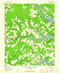 Download a high-resolution, GPS-compatible USGS topo map for Windsor, VA (1961 edition)