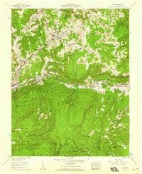preview thumbnail of historical topo map of Wise, VA in 1957