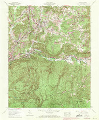 preview thumbnail of historical topo map of Wise, VA in 1957