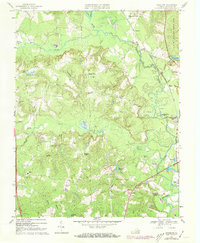 Download a high-resolution, GPS-compatible USGS topo map for Woodford, VA (1973 edition)