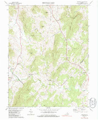 Download a high-resolution, GPS-compatible USGS topo map for Woodville, VA (1986 edition)