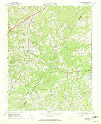 Download a high-resolution, GPS-compatible USGS topo map for Wylliesburg, VA (1972 edition)