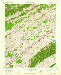 Download a high-resolution, GPS-compatible USGS topo map for Wyndale, VA (1962 edition)