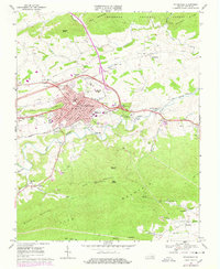 Download a high-resolution, GPS-compatible USGS topo map for Wytheville, VA (1978 edition)