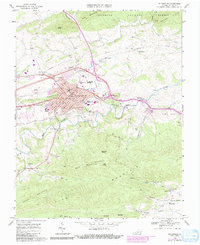 Download a high-resolution, GPS-compatible USGS topo map for Wytheville, VA (1991 edition)