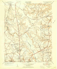 Download a high-resolution, GPS-compatible USGS topo map for Yellow Tavern, VA (1951 edition)