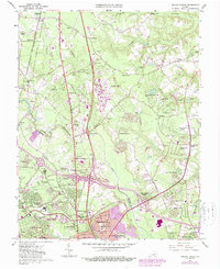 Download a high-resolution, GPS-compatible USGS topo map for Yellow Tavern, VA (1987 edition)