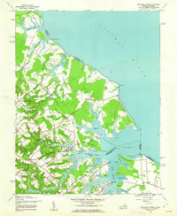 preview thumbnail of historical topo map of Westmoreland County, VA in 1943