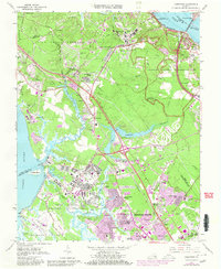 Download a high-resolution, GPS-compatible USGS topo map for Yorktown, VA (1980 edition)