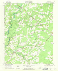 preview thumbnail of historical topo map of Isle of Wight County, VA in 1969