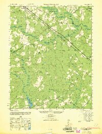 1947 Map of Disputanta, VA