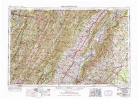 preview thumbnail of historical topo map of Albemarle County, VA in 1956