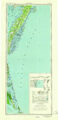 1961 Map of Eastville