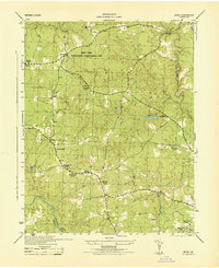 preview thumbnail of historical topo map of Chesterfield County, VA in 1944