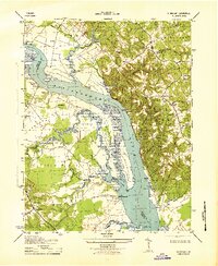 1943 Map of Champlain