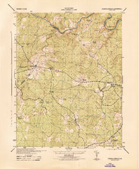 preview thumbnail of historical topo map of Spotsylvania County, VA in 1944