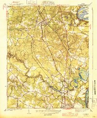 preview thumbnail of historical topo map of Chester, VA in 1944