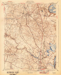 1944 Map of Colonial Heights County, VA
