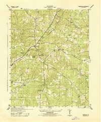 Download a high-resolution, GPS-compatible USGS topo map for Dinwiddie, VA (1944 edition)