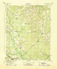 preview thumbnail of historical topo map of Disputanta, VA in 1943
