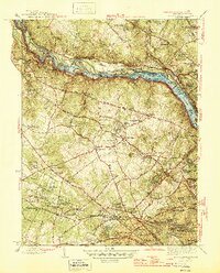 preview thumbnail of historical topo map of Fairfax County, VA in 1945
